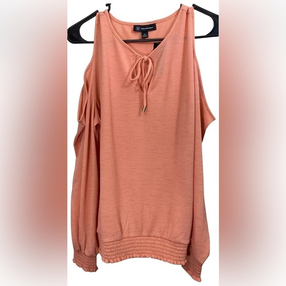 INC International Concepts Cold Shoulder Blouse Shirt - Picture 2 of 3